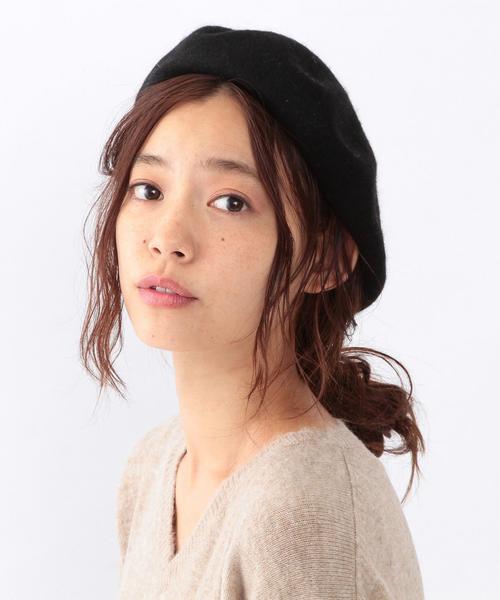 Another Edition（アナザーエディション）の「シンプルベレー/AE W ベレー（ハンチング/ベレー帽・レディース・ブラック/グレー/ベージュ/ワインレッド/ネイビー・フリー）」の2枚目の写真