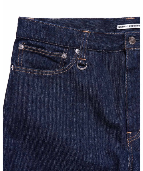uniform experiment（ユニフォームエクスペリメント）の「WASHED SLIM FIT JEANS（デニムパンツ・メンズ・インディゴブルー/ホワイト・1/2/3/4）」の12枚目の写真
