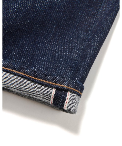 uniform experiment（ユニフォームエクスペリメント）の「WASHED SLIM FIT JEANS（デニムパンツ・メンズ・インディゴブルー/ホワイト・1/2/3/4）」の15枚目の写真