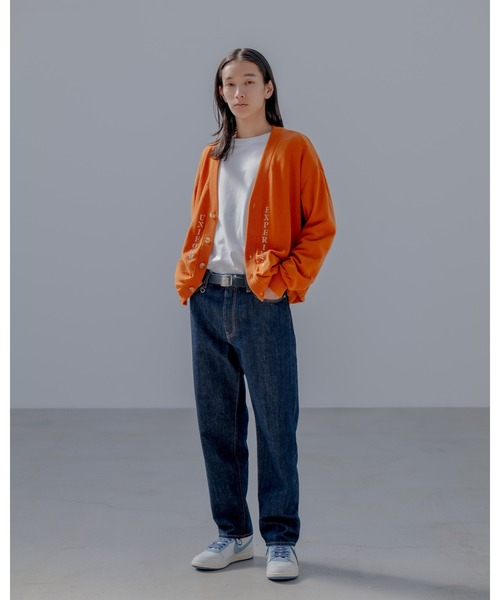 uniform experiment（ユニフォームエクスペリメント）の「WASHED SLIM FIT JEANS（デニムパンツ・メンズ・インディゴブルー/ホワイト・1/2/3/4）」の5枚目の写真