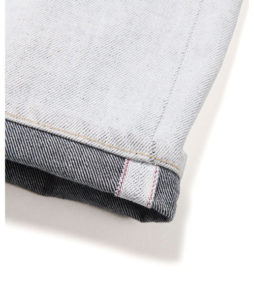 uniform experiment（ユニフォームエクスペリメント）の「WASHED SLIM FIT JEANS（デニムパンツ・メンズ・インディゴブルー/ホワイト・1/2/3/4）」の10枚目の写真