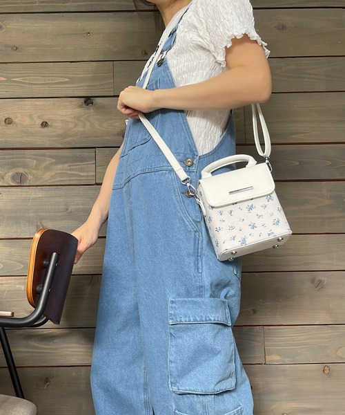 poiregnee（ポワニェ）の「［select］花柄バッグ（ショルダーバッグ・レディース・ブルー/ピンク・FREE）」の11枚目の写真