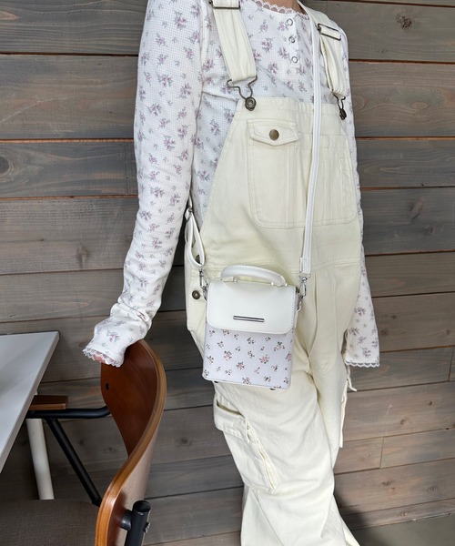 poiregnee（ポワニェ）の「［select］花柄バッグ（ショルダーバッグ・レディース・ブルー/ピンク・FREE）」の17枚目の写真