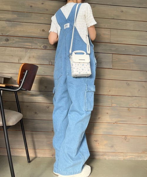 poiregnee（ポワニェ）の「［select］花柄バッグ（ショルダーバッグ・レディース・ブルー/ピンク・FREE）」の13枚目の写真