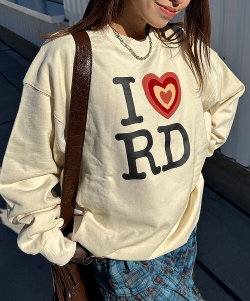 RePRODUCTION LABEL(リプロダクションレーベル)の「【RePRODUCTION LABEL / リプロダクションレーベル】セットインスウェット(Tシャツ/カットソー・レディース・アイボリー/ライム/ピンク/ネイビー/チャコールグレー・FREE)」の20枚目の写真