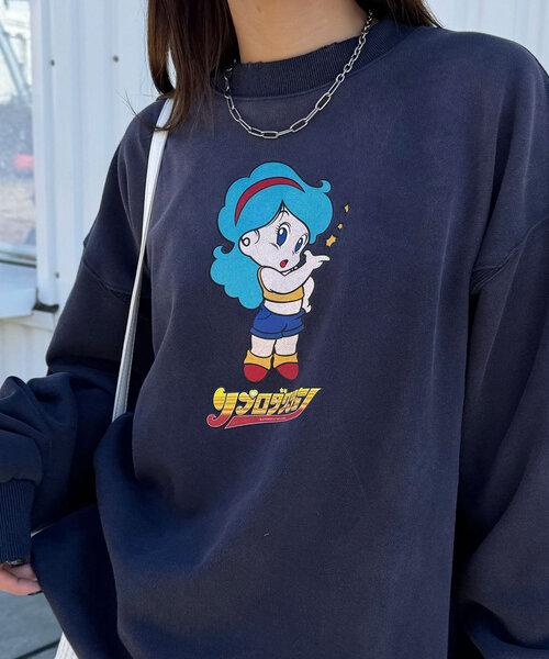 RePRODUCTION LABEL(リプロダクションレーベル)の「【RePRODUCTION LABEL / リプロダクションレーベル】セットインスウェット(Tシャツ/カットソー・レディース・アイボリー/ライム/ピンク/ネイビー/チャコールグレー・FREE)」の10枚目の写真