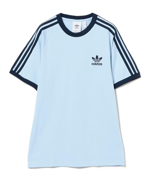 adidas(アディダス)の「adidas / 3ストライプ Tシャツ(Tシャツ/カットソー・レディース・サックスブルー/ネイビー・SMALL/MEDIUM)」の3枚目の写真
