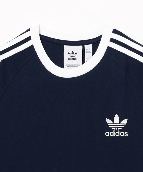adidas(アディダス)の「adidas / 3ストライプ Tシャツ(Tシャツ/カットソー・レディース・サックスブルー/ネイビー・SMALL/MEDIUM)」の9枚目の写真