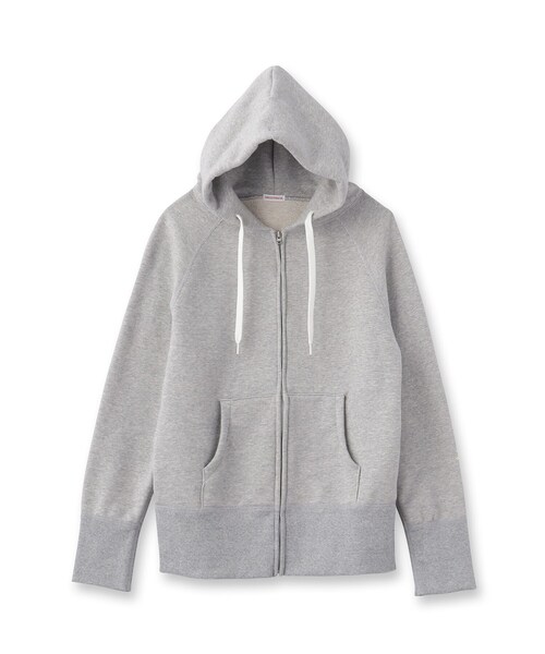 DRESSTERIOR(ドレステリア)の「【NEWカラーあり】ライト裏毛ジップアップパーカ(パーカー・レディース・ホワイト/ブラック/グレー/ライトイエロー系・40/38/36/34)」の14枚目の写真