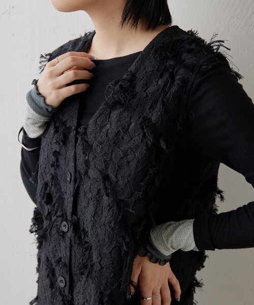 ear PAPILLONNER(イアパピヨネ)の「袖メロウカットソー【SUM1 STYLE(スミスタイル)】(Tシャツ/カットソー・レディース・ブラック/ブルー系その他/グレー/ホワイト/ミント・FREE)」の8枚目の写真