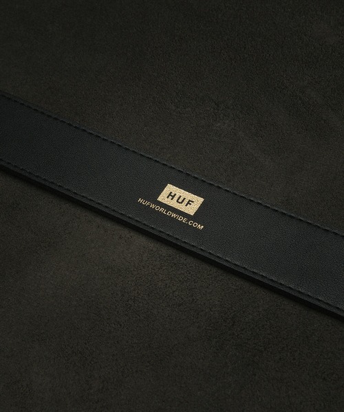 HUF（ハフ）の「PILLAR LEATHER BELT / HUF ハフ ベルト（ベルト・メンズ・グレー/ブルー系その他・O/S）」の5枚目の写真