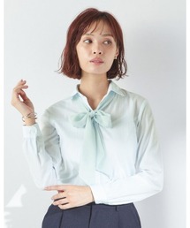 SUITS SELECT サマンサ上下セット＋ピンクシャツ(フリル、リボン付き) 発送在庫あり】【SUIT SELECT×Samantha Thavasa】【長袖】リボン