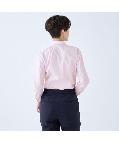 SUIT SELECT(スーツセレクト)の「【SUIT SELECT × Samantha Thavasa】リボン&フリル付き・3WAYブラウス(シャツ/ブラウス・レディース・ピンク/イエロー/ホワイト/ミント/サックスブルー・X-LARGE/LARGE/MEDIUM/SMALL)」の15枚目の写真