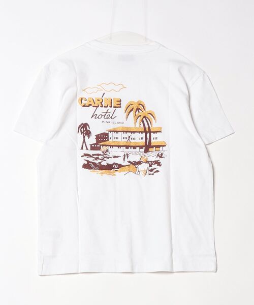 Carne Bollente(カルネボレンテ)の「(CARNE BOLLENTE)ピンクアイランドT(Tシャツ/カットソー・レディース・ホワイト・S)」の11枚目の写真