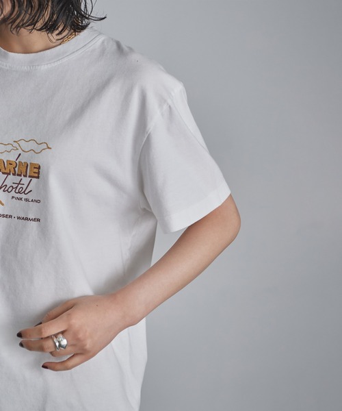 Carne Bollente(カルネボレンテ)の「(CARNE BOLLENTE)ピンクアイランドT(Tシャツ/カットソー・レディース・ホワイト・S)」の7枚目の写真