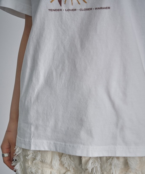 Carne Bollente(カルネボレンテ)の「(CARNE BOLLENTE)ピンクアイランドT(Tシャツ/カットソー・レディース・ホワイト・S)」の8枚目の写真