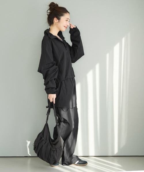 セール】【WEB限定セール】ナイロンクロップドアノラック