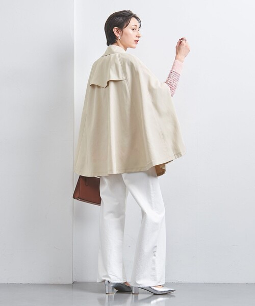 UNITED ARROWS（ユナイテッドアローズ）の「ケープ ミドル トレンチコート（トレンチコート・レディース・オフホワイト/ベージュ・FREE）」の3枚目の写真