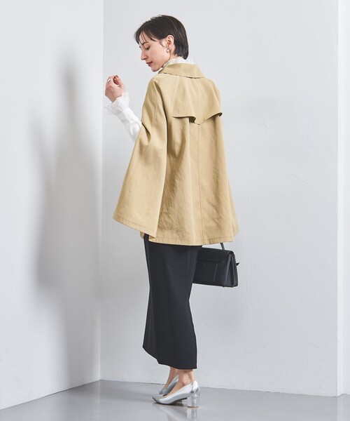 UNITED ARROWS（ユナイテッドアローズ）の「ケープ ミドル トレンチコート（トレンチコート・レディース・オフホワイト/ベージュ・FREE）」の10枚目の写真