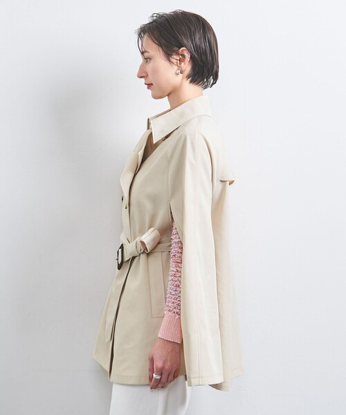 UNITED ARROWS（ユナイテッドアローズ）の「ケープ ミドル トレンチコート（トレンチコート・レディース・オフホワイト/ベージュ・FREE）」の12枚目の写真