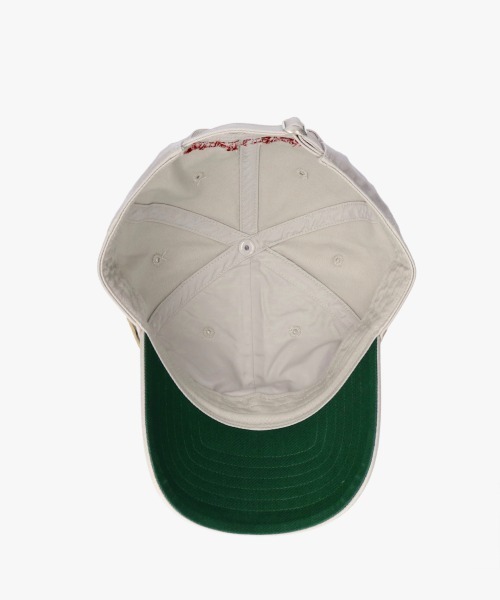 OVERRIDE（オーバーライド）の「Cornell TWILL WASHED CAP / カレッジ（キャップ・メンズ・グレー/レッド・57~59cm）」の9枚目の写真