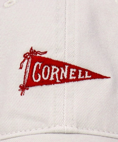 OVERRIDE（オーバーライド）の「Cornell TWILL WASHED CAP / カレッジ（キャップ・メンズ・グレー/レッド・57~59cm）」の7枚目の写真