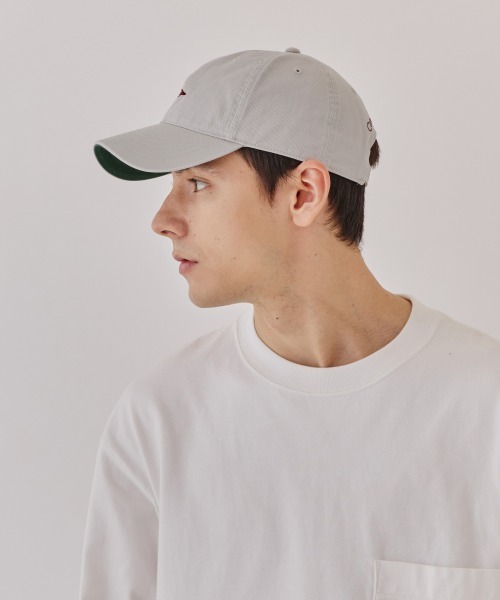 OVERRIDE（オーバーライド）の「Cornell TWILL WASHED CAP / カレッジ（キャップ・メンズ・グレー/レッド・57~59cm）」の15枚目の写真