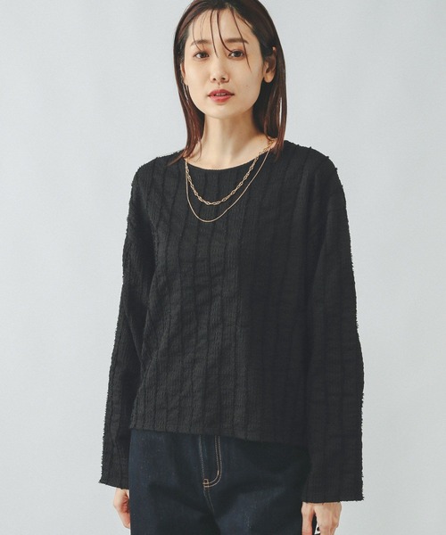 プジョル ページ 27cm Beauteeジャガード/147627（Tシャツ/カットソー）｜GLOBAL WORK