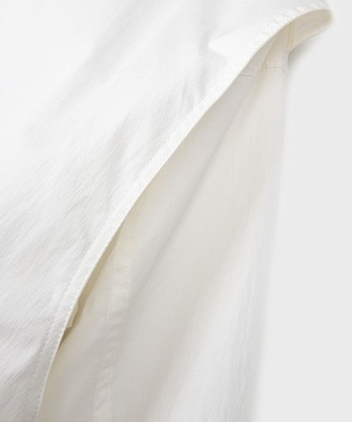 PLACE STUDIO（プレイススタジオ）の「PLACE STUDIO／OVERFITコットンジャケット（ブルゾン・レディース・ブラック/ホワイト・FREE）」の12枚目の写真