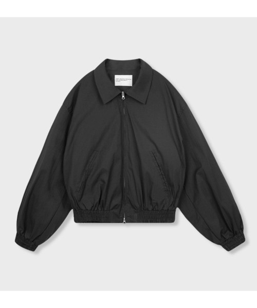 PLACE STUDIO（プレイススタジオ）の「PLACE STUDIO／OVERFITコットンジャケット（ブルゾン・レディース・ブラック/ホワイト・FREE）」の15枚目の写真