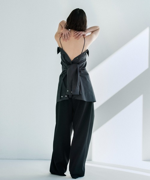 DRESSLAVE（ドレスレイブ）の「bustier shirt(ビスチェシャツ)（シャツ/ブラウス・レディース・ピンク/ブルー/グレー・38）」の5枚目の写真