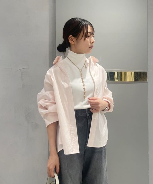 DRESSLAVE（ドレスレイブ）の「bustier shirt(ビスチェシャツ)（シャツ/ブラウス・レディース・ピンク/ブルー/グレー・38）」の9枚目の写真