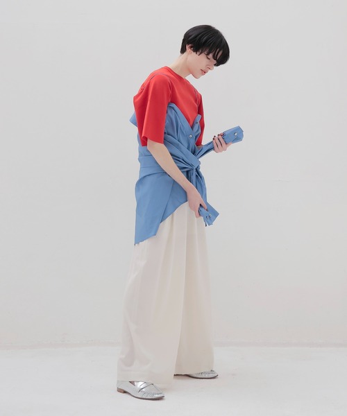 DRESSLAVE（ドレスレイブ）の「bustier shirt(ビスチェシャツ)（シャツ/ブラウス・レディース・ピンク/ブルー/グレー・38）」の15枚目の写真