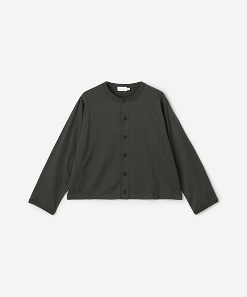 handvaerk（ハンドバーク）の「handvaerk | 60/2 クルーネックカーディガン WOMEN（カーディガン/ボレロ・レディース・ダークグレー/グレイッシュベージュ/グレー/ブラック・S）」の3枚目の写真