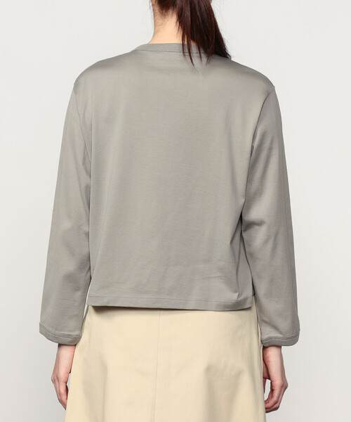 handvaerk（ハンドバーク）の「handvaerk | 60/2 クルーネックカーディガン WOMEN（カーディガン/ボレロ・レディース・ダークグレー/グレイッシュベージュ/グレー/ブラック・S）」の13枚目の写真