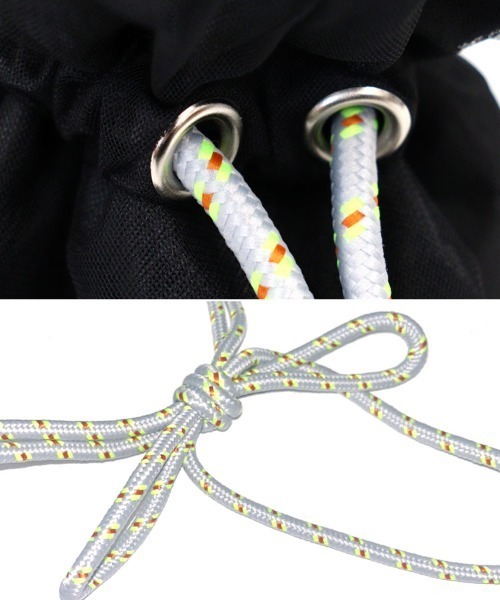 OUTDOOR PRODUCTS（アウトドアプロダクツ）の「【OUTDOOR PRODUCTS】巾着バッグ [151101]（ハンドバッグ・レディース・ベージュ/ブラック/パープル・F）」の14枚目の写真