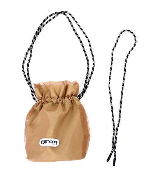 OUTDOOR PRODUCTS（アウトドアプロダクツ）の「【OUTDOOR PRODUCTS】巾着バッグ [151101]（ハンドバッグ・レディース・ベージュ/ブラック/パープル・F）」の16枚目の写真