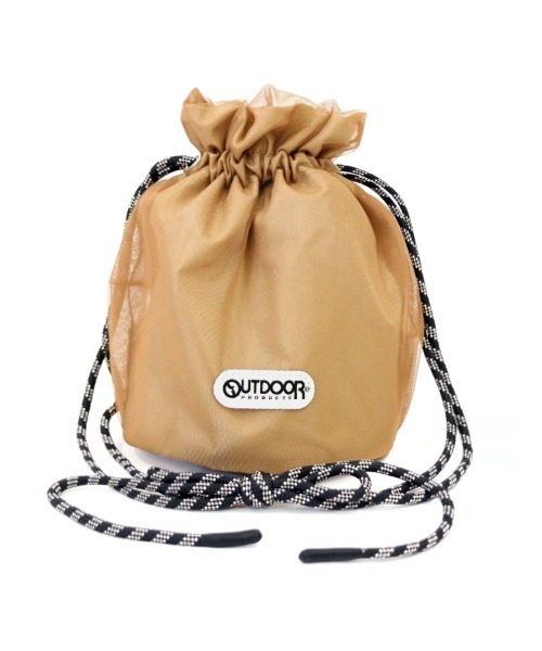 OUTDOOR PRODUCTS（アウトドアプロダクツ）の「【OUTDOOR PRODUCTS】巾着バッグ [151101]（ハンドバッグ・レディース・ベージュ/ブラック/パープル・F）」の18枚目の写真