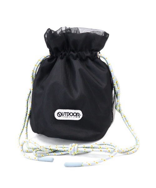 OUTDOOR PRODUCTS（アウトドアプロダクツ）の「【OUTDOOR PRODUCTS】巾着バッグ [151101]（ハンドバッグ・レディース・ベージュ/ブラック/パープル・F）」の19枚目の写真