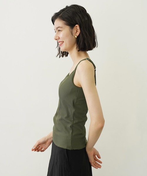 Ocean Pacific（オーシャンパシフィック）の「MILKFED. × OP BRA CAMISOLE（水着・レディース・ブラック/オリーブ/ライトブルー・ONE SIZE）」の7枚目の写真