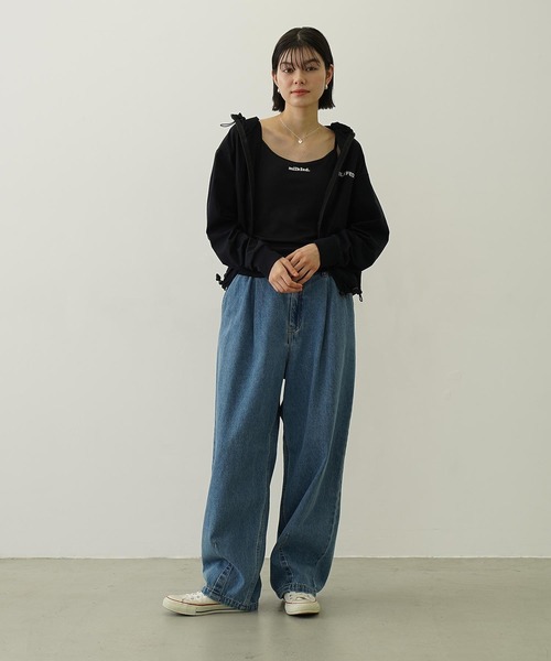 Ocean Pacific（オーシャンパシフィック）の「MILKFED. × OP BRA CAMISOLE（水着・レディース・ブラック/オリーブ/ライトブルー・ONE SIZE）」の16枚目の写真