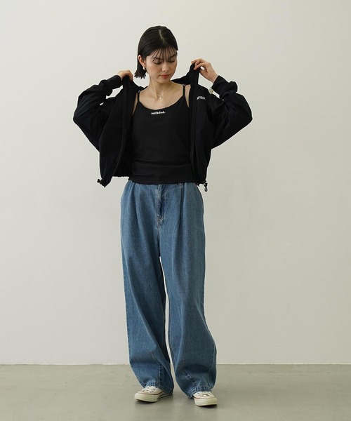 Ocean Pacific（オーシャンパシフィック）の「MILKFED. × OP BRA CAMISOLE（水着・レディース・ブラック/オリーブ/ライトブルー・ONE SIZE）」の20枚目の写真