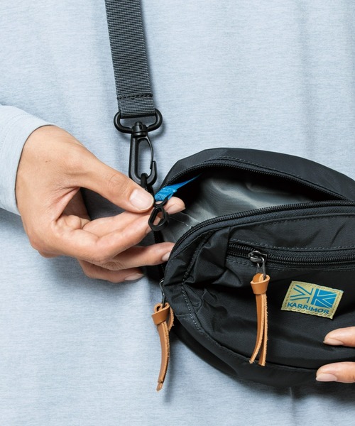 karrimor(カリマー)の「VT pouch(ボディバッグ/ウエストポーチ・メンズ・ネイビー/アイボリー/ブラック/チャコールグレー・FREE)」の9枚目の写真