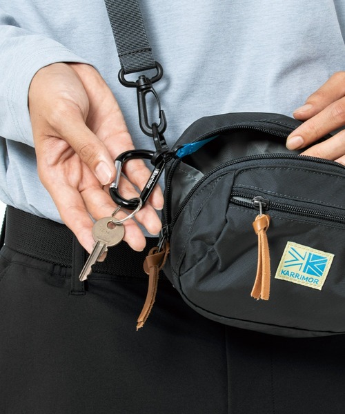 karrimor(カリマー)の「VT pouch(ボディバッグ/ウエストポーチ・メンズ・ネイビー/アイボリー/ブラック/チャコールグレー・FREE)」の10枚目の写真
