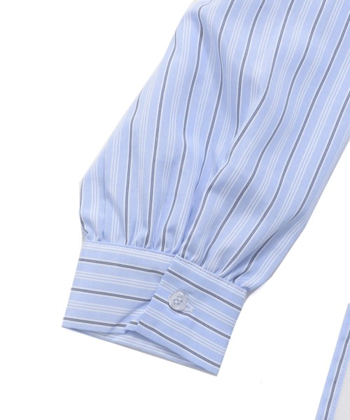 Arnold Palmer（アーノルドパーマー）の「EVERY DAY イージーケア ストライプ シャツワンピース（シャツワンピース・レディース・ブルー/サックスブルー/ベージュ・L/M/S）」の20枚目の写真