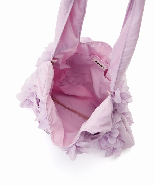 Casselini（キャセリーニ）の「Casselini(キャセリーニ)シアーフリルトート（トートバッグ・レディース・ブラック/パープル/オレンジ・FREE）」の13枚目の写真