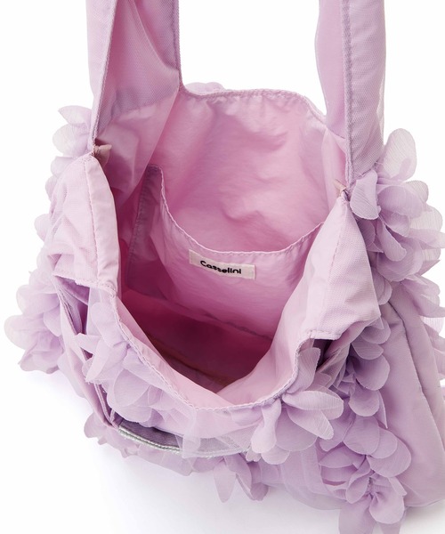 Casselini（キャセリーニ）の「Casselini(キャセリーニ)シアーフリルトート（トートバッグ・レディース・ブラック/パープル/オレンジ・FREE）」の12枚目の写真