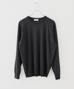 TAICHIJohn Smedley セーター M カラシ色 新品 JOHN SMEDLEY - A4546 ( ブラック ) 24G 長袖モックネックニット