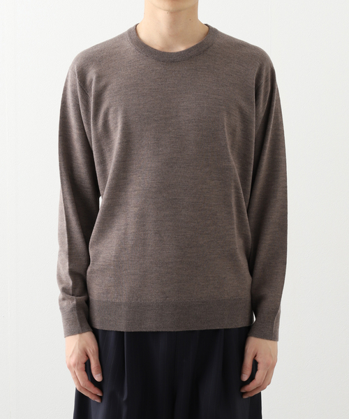 JOHN SMEDLEY(ジョンスメドレー)の「JOHN SMEDLEY (ジョンスメドレー) A4543 CREW NECK 24G JP EX(ニット/セーター・メンズ・チャコールグレー/ライトグレー/ブラック/ベージュ/ブルー系その他・MEDIUM/LARGE)」の18枚目の写真