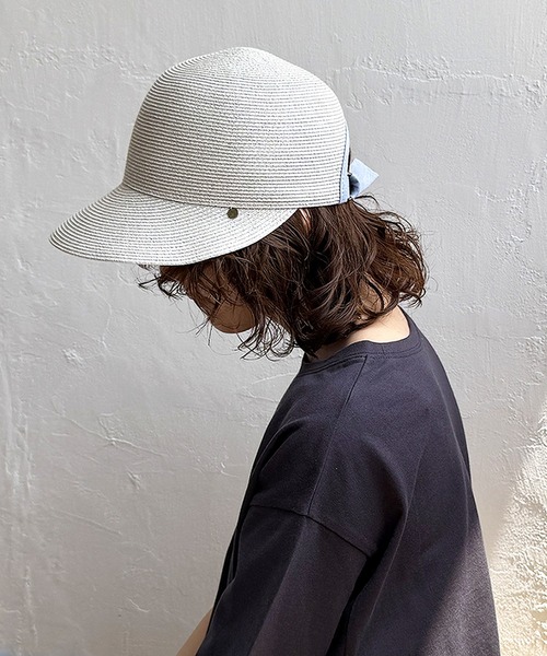 LBC（エルビーシー）の「雑材ブレードジョッキーキャップ（キャップ・レディース・ブラック/ライトブラウン/ライトグレー・FREE）」の2枚目の写真